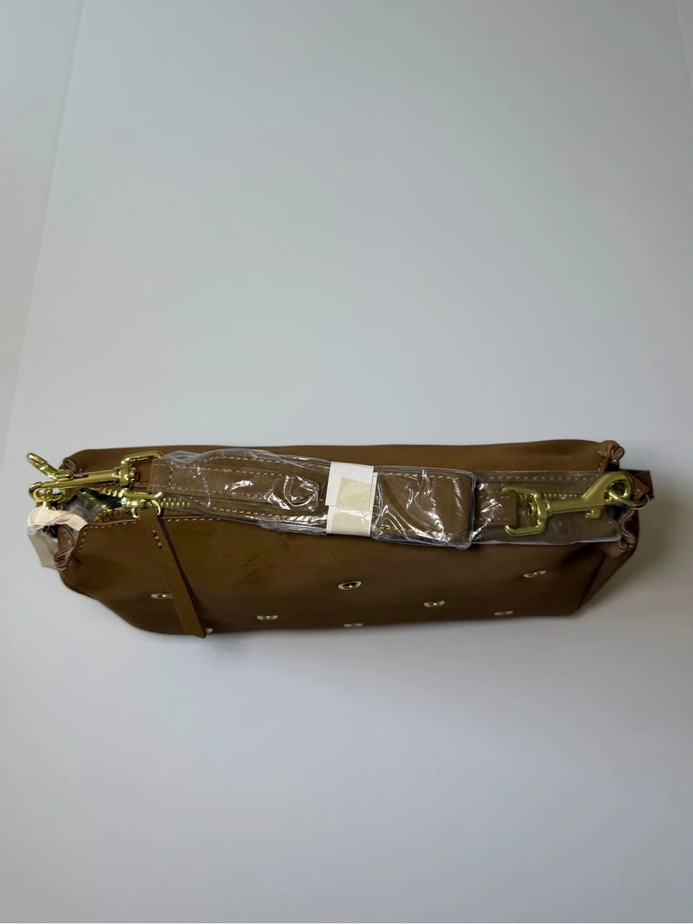 Katie Loxton Tan Vegan Suede Tote with Matching Wallet